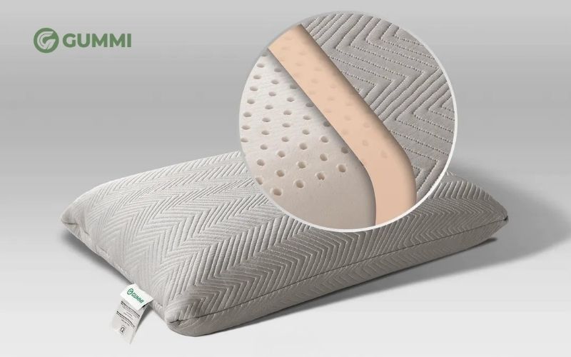 Gối thoáng khí giúp điều hòa nhiệt độ và độ ẩm quanh vùng đầu – cổ