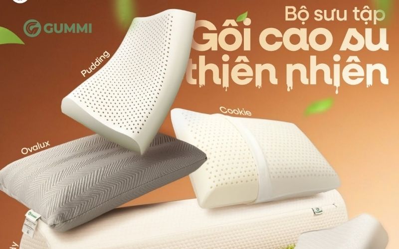 Nếu đang tìm kiếm gối cao su thiên nhiên, Gummi là một địa chỉ có thể tham khảo