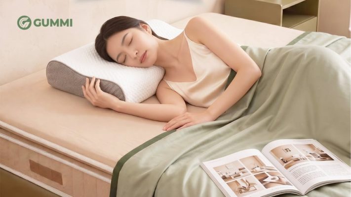nằm gối mềm hay cứng