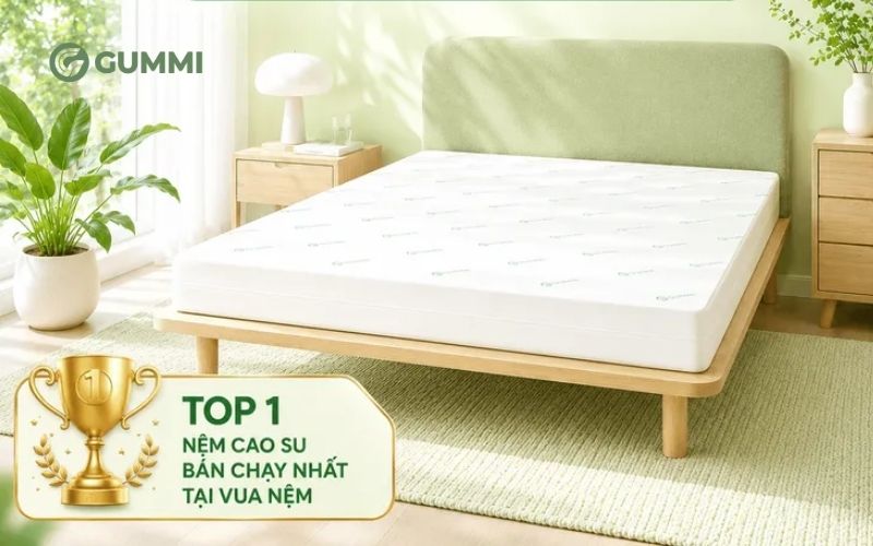 Gợi ý 10 mẫu nệm cho phòng ngủ cổ điển, hợp thẩm mỹ của bạn 3 Nệm cao su 100% thiên nhiên Gummi Classic