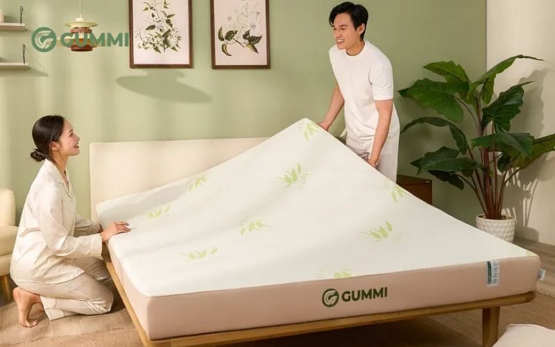 Gợi ý 10 mẫu nệm cho phòng ngủ cổ điển, hợp thẩm mỹ của bạn 4 Nệm cao su đa tầng thế hệ mới Gummi Hybrid