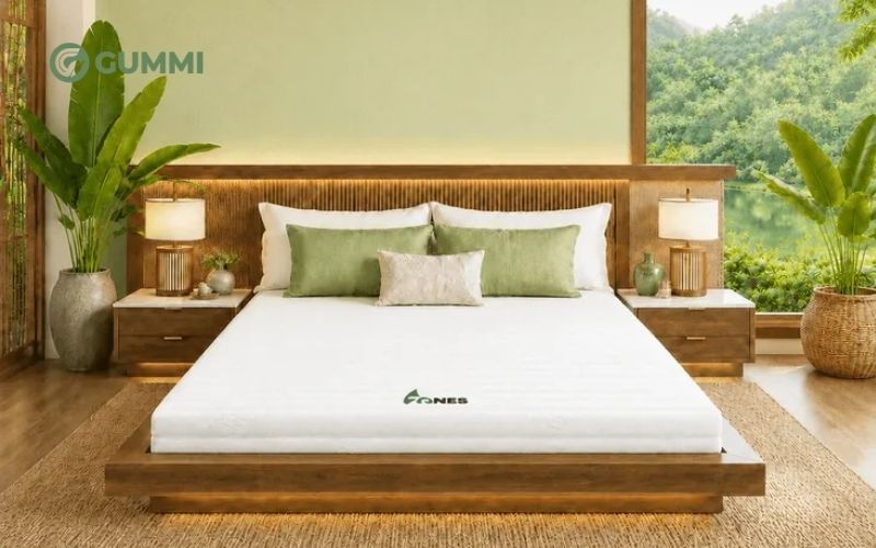 Nệm cao su Gummi 7 zones nhập khẩu