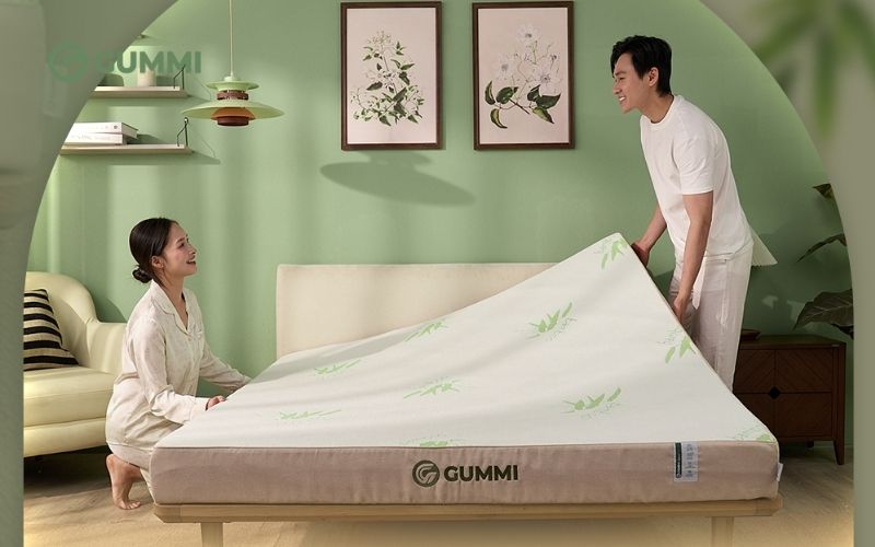 Nệm cao su đa tầng Gummi Hybrid khử mùi