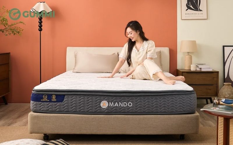 Nệm lò xo kháng khuẩn Amando Elite Original