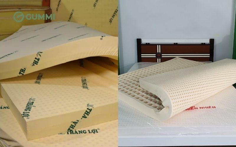 So sánh nệm cao su non và nệm cao su thiên nhiên