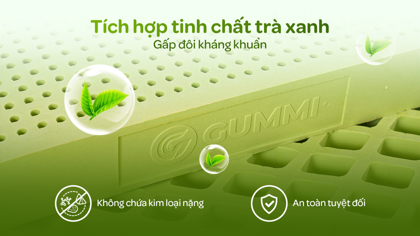 Tích hợp tinh chất trà xanh