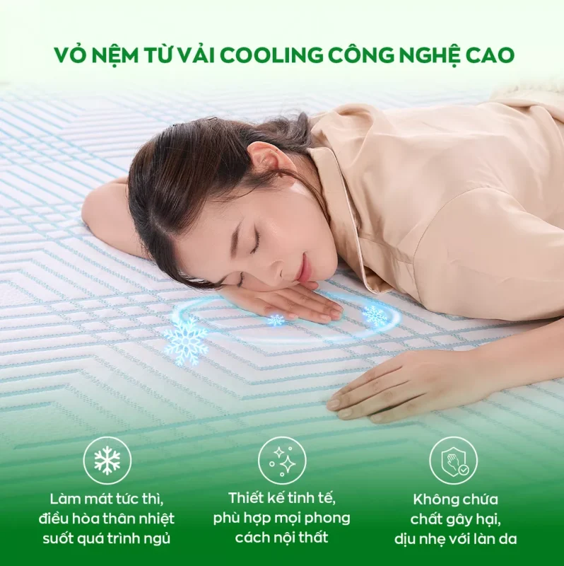 Vỏ nệm từ vải cooling