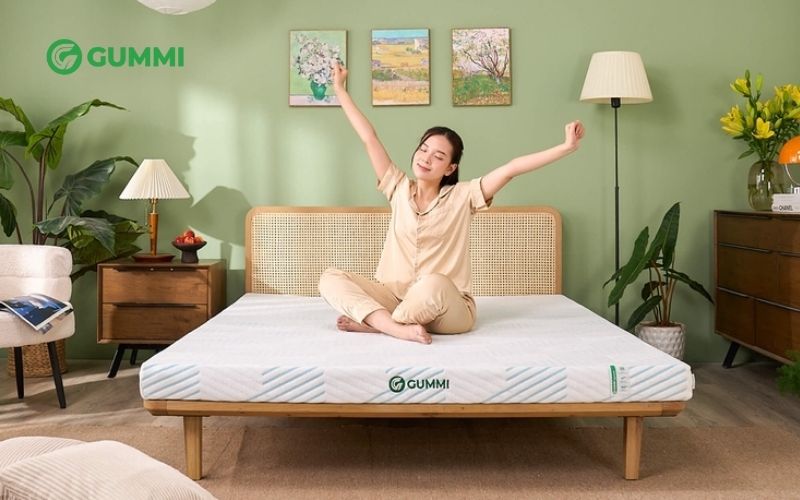 Nệm cao su Gummi Signature nâng đỡ và kháng khuẩn tốt