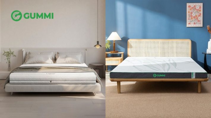 so sánh nệm cao su Gummi