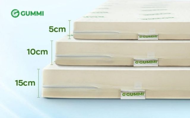 Chọn nệm theo độ dày