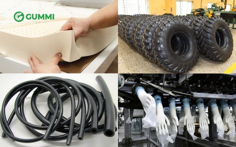 Cao su thiên nhiên: Đặc điểm và ứng dụng trong ngành nệm 5 Cao su thiên nhiên ứng dụng trong nhiều ngành nghề