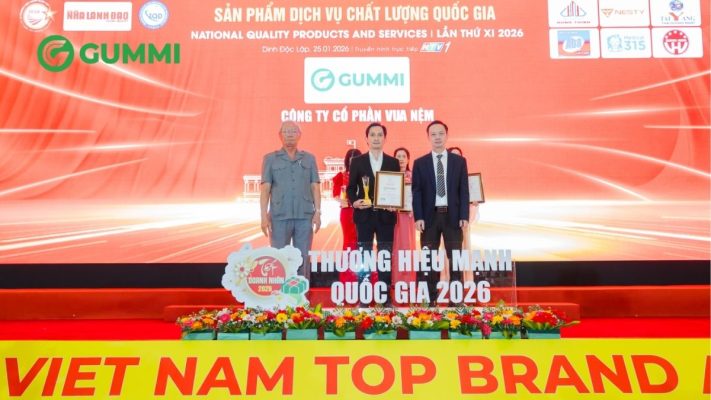 Gummi nhận giải thưởng thương hiệu quốc gia