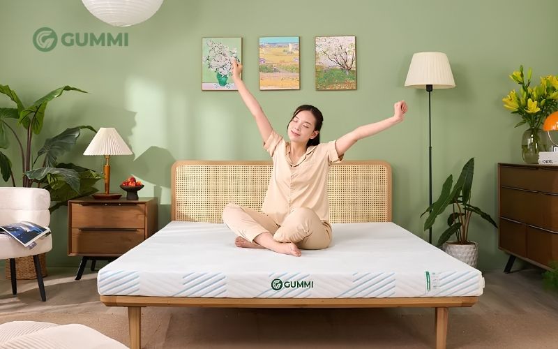 Nệm Gummi Signature - công nghệ kép, nâng đỡ vượt trội, kháng khuẩn tối đa
