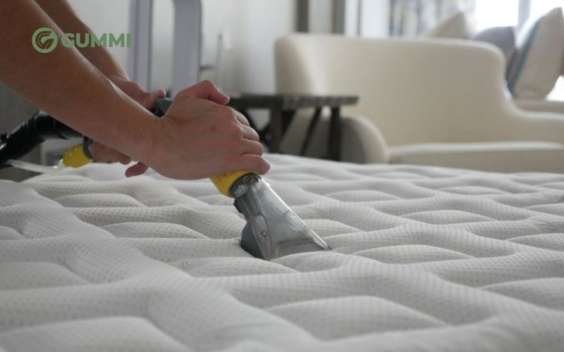 Nệm cao su bị ướt phải làm sao? Cách xử lý nhanh và hiệu quả 4 Hút ẩm và khử mùi nệm sau khi xử lý
