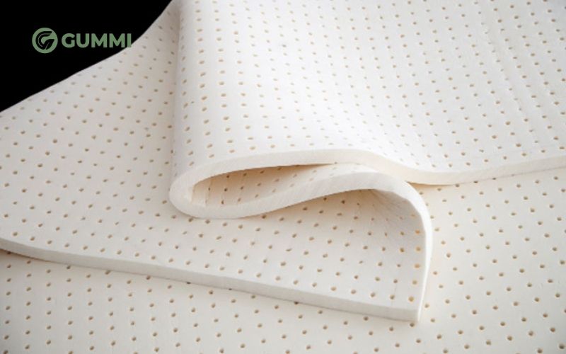 Nệm cao su dày 5cm thiết kế mỏng nhẹ, dễ di chuyển