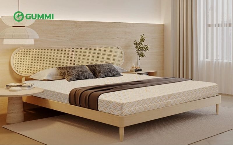 Nệm cao su 5cm: Cập nhật bảng giá và top 7 mẫu nệm bán chạy 3 Nệm cao su mỏng 5cm Kim Cương Happy Gold