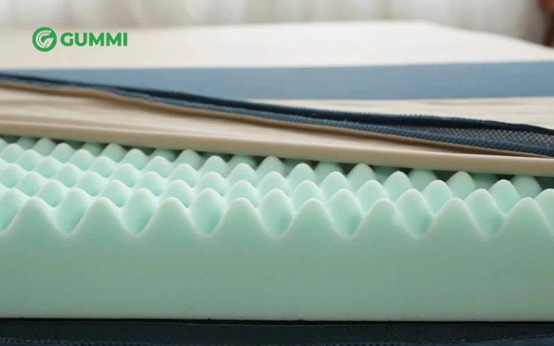 So sánh nệm cao su thiên nhiên và nhân tạo: Nên mua nệm nào? 2 Nệm cao su nhân tạo thường là nệm PU Foam