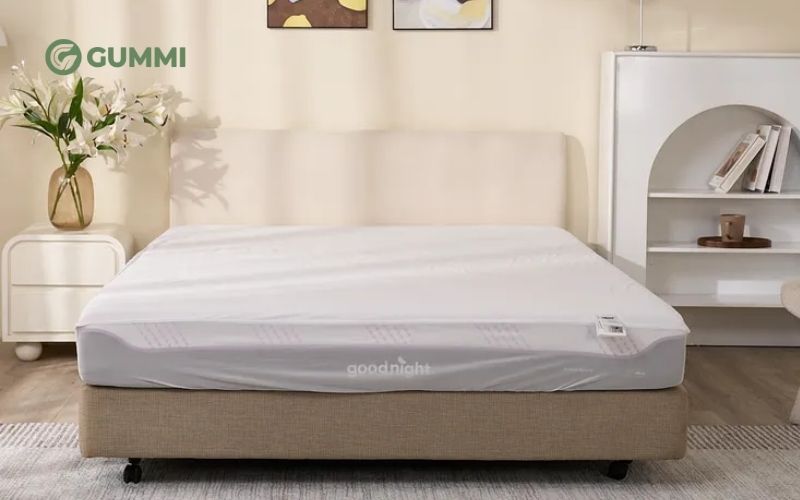 Nệm cao su bị ướt phải làm sao? Cách xử lý nhanh và hiệu quả 6 Nên sử dụng tấm lót bảo vệ nệm để dễ dàng vệ sinh nệm