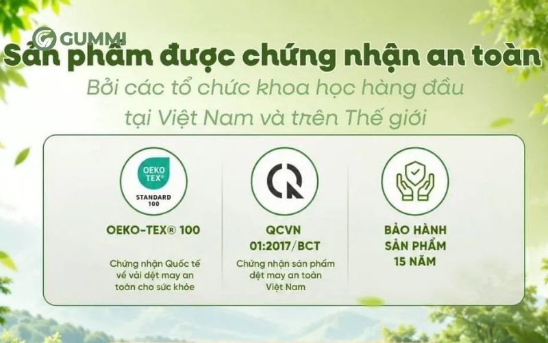 Chứng chỉ và chứng nhận có thể giúp người mua kiểm tra thêm về chất lượng vật liệu