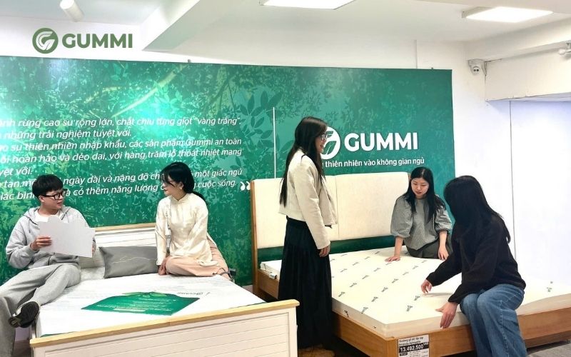 Chọn nệm 1m2 Gummi nhỏ gọn cho không gian nghỉ ngơi của mình