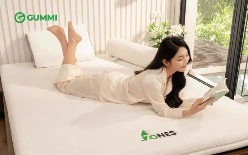 Bảng giá nệm 1m4 theo từng chất liệu (cập nhật mới năm 2026) 6 Chọn nệm cao su chuẩn gu tại Gummi để chăm sóc giấc ngủ mỗi đêm