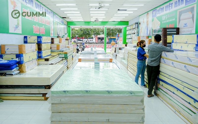 Cập nhật top 10 địa chỉ mua nệm cao su quận 9 chất lượng 8 Chọn nệm cao su đa dạng tại của hàng Nệm Việt Hàn quận 9
