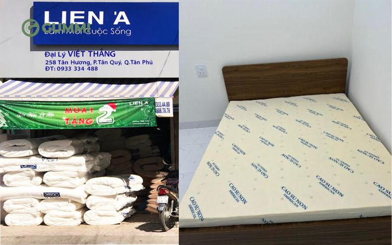 Cửa hàng nệm cao su Việt Thắng tại Tân Phú
