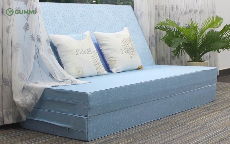 Top 10+ nệm văn phòng êm ái, tiện lợi, giá rẻ 2026 8 Nệm bông ép Edena gấp 3