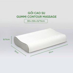 Gối cao su contour massage