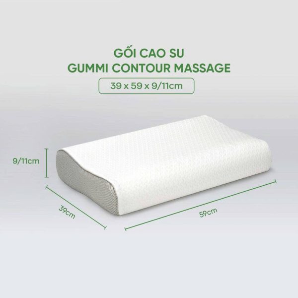 Gối cao su contour massage