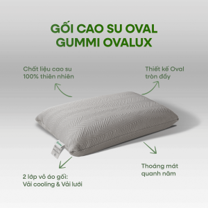 Gối cao su Gummi Ovalux