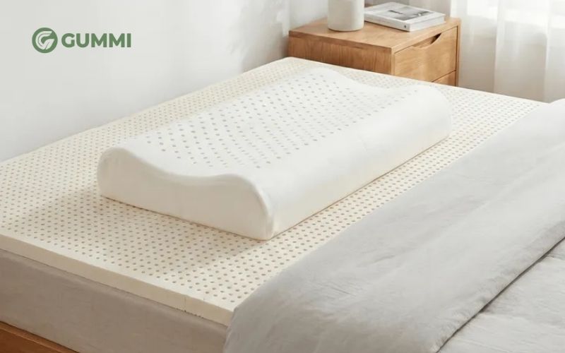 Gối Gummi Contour Ema làm từ cao su thiên nhiên đàn hồi