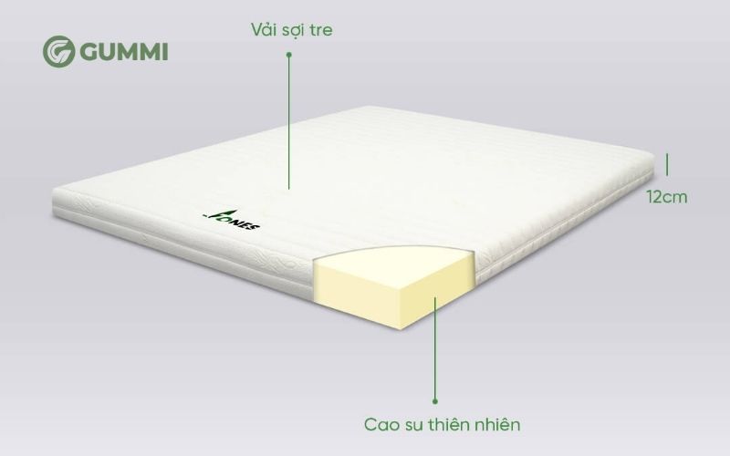 Nệm cao su cao cấp Gummi 7zones