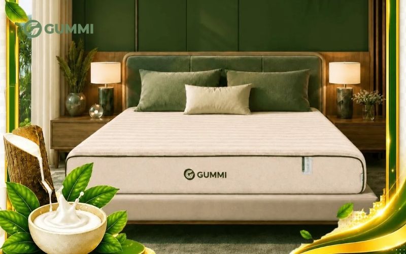 Nệm cao su cân bằng nhiệt 3in1 Gummi Hybrid Plus