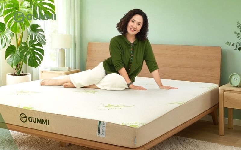 Gummi là lựa chọn nệm cao su thiên nhiên phù hợp cho người lớn tuổi