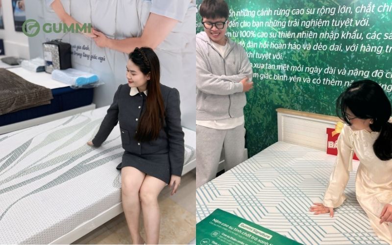 Mua nệm 1m2 x 2m giá rẻ chất lượng tại Gummi