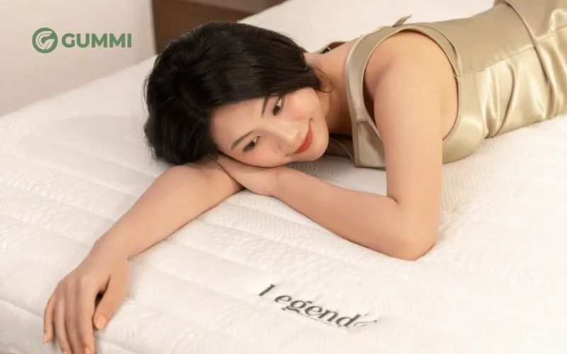 Nệm 1m2 mang lại không gian ngủ thoải mái cho người sống độc thân