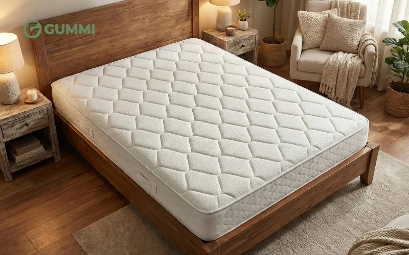 Nệm 1m2 x 2m phù hợp với nhiều không gian nghỉ ngơi nhỏ gọn