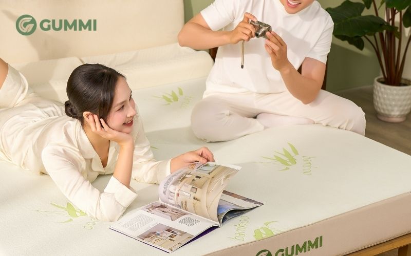 Nệm 1m8 dành cho đối tượng nào? Cập nhật bảng giá nệm 1m8 6 Nệm cao su đa tầng Gummi Hybrid