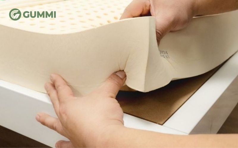 Nệm cao su cho 1 người nằm có độ dày từ 5 - 15cm