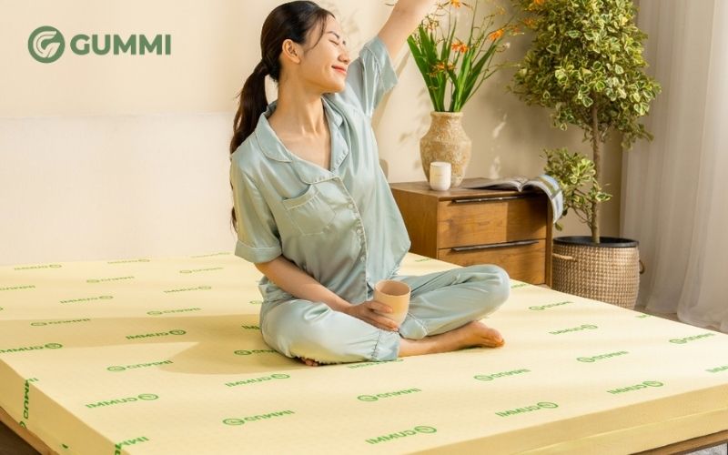 Nệm cao su 1m2x2m thoải mái cho 1 người nằm, phù hợp với diện tích phòng ngủ nhỏ mà vẫn đảo bảo giá thành hợp lý