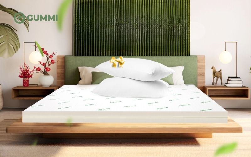 Nệm cao su 1m2 x 1m9 tốt không? Kinh nghiệm chọn mua nệm chất lượng 5 Nệm cao su đa tầng Gummi Lite