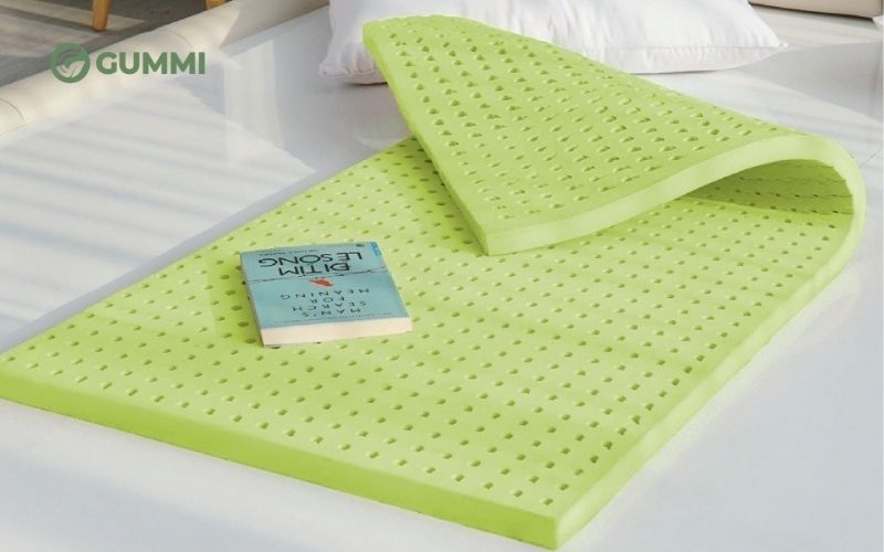 Nệm cao su dày 3cm vẫn đảm bảo độ thông thoáng