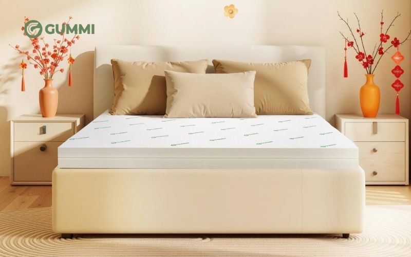 Cập nhật bảng giá nệm 1m8x2m và top 5 nệm 1m8x2m đáng mua 1 Nệm cao su là dòng sản phẩm cao cấp, nổi bật với độ đàn hồi tốt, khả năng nâng đỡ cơ thể và độ bền lâu dài