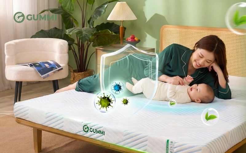 Chọn nệm cho bé sơ sinh phù hợp giúp con có giấc ngủ sâu hơn