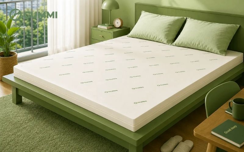 Nệm sinh viên cao su đa tầng Gummi Lite