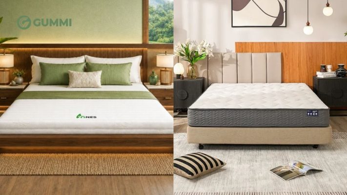 so sánh nệm cao su và nệm lò xo