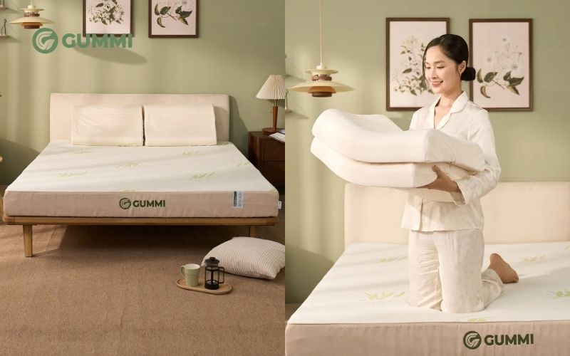 Trải nghiệm bộ đôi sản phẩm Gummi mới tại Gummi và hệ thống Vua Nệm