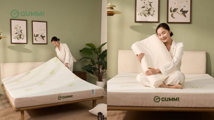 Vua Nệm cho ra mắt nệm cao su đa tầng Gummi Hybrid và gối cao su Gummi Contour Ema