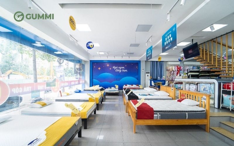 Nhiều người tiêu dùng thường lựa chọn Vua Nệm nhờ hệ thống cửa hàng lớn và uy tín trên thị trường